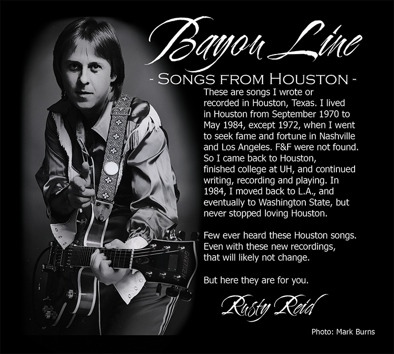 Bayou Line: Songs from Houston, album by Rusty Reid